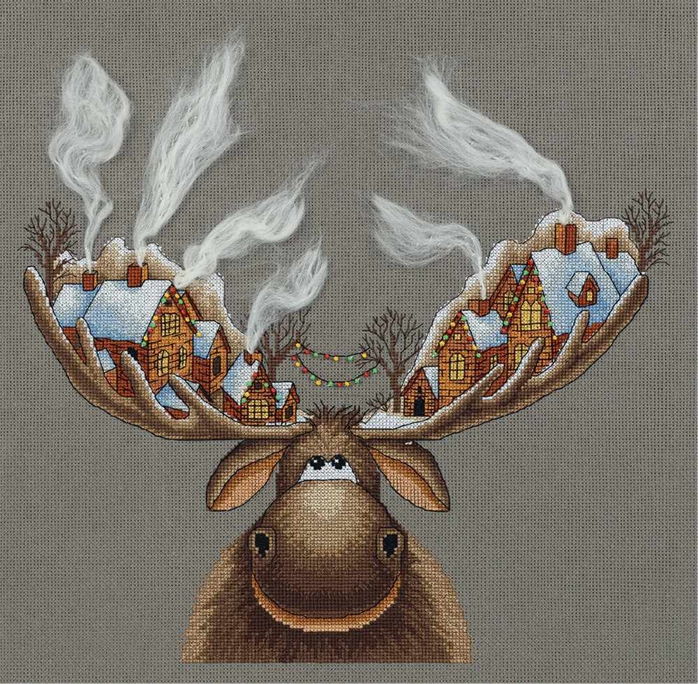 Christmas Moose